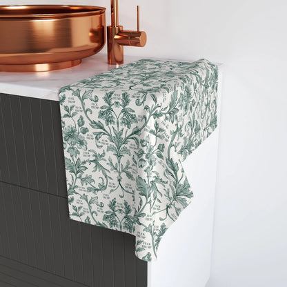 FDT Green Toile Hand Towel