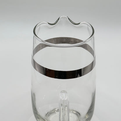 Dorothy Thorpe MCM Silver Band Martini Pitcher