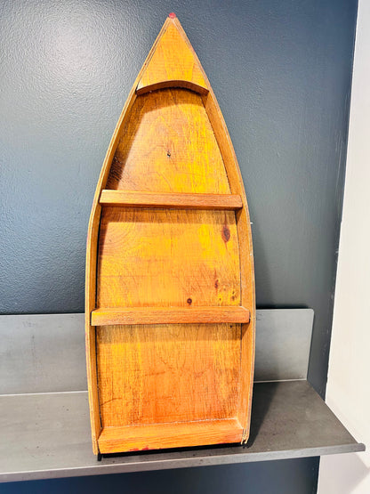 Wooden Wall Canoe - Vintage