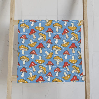 FDT Blue Mushroom Hand Towel
