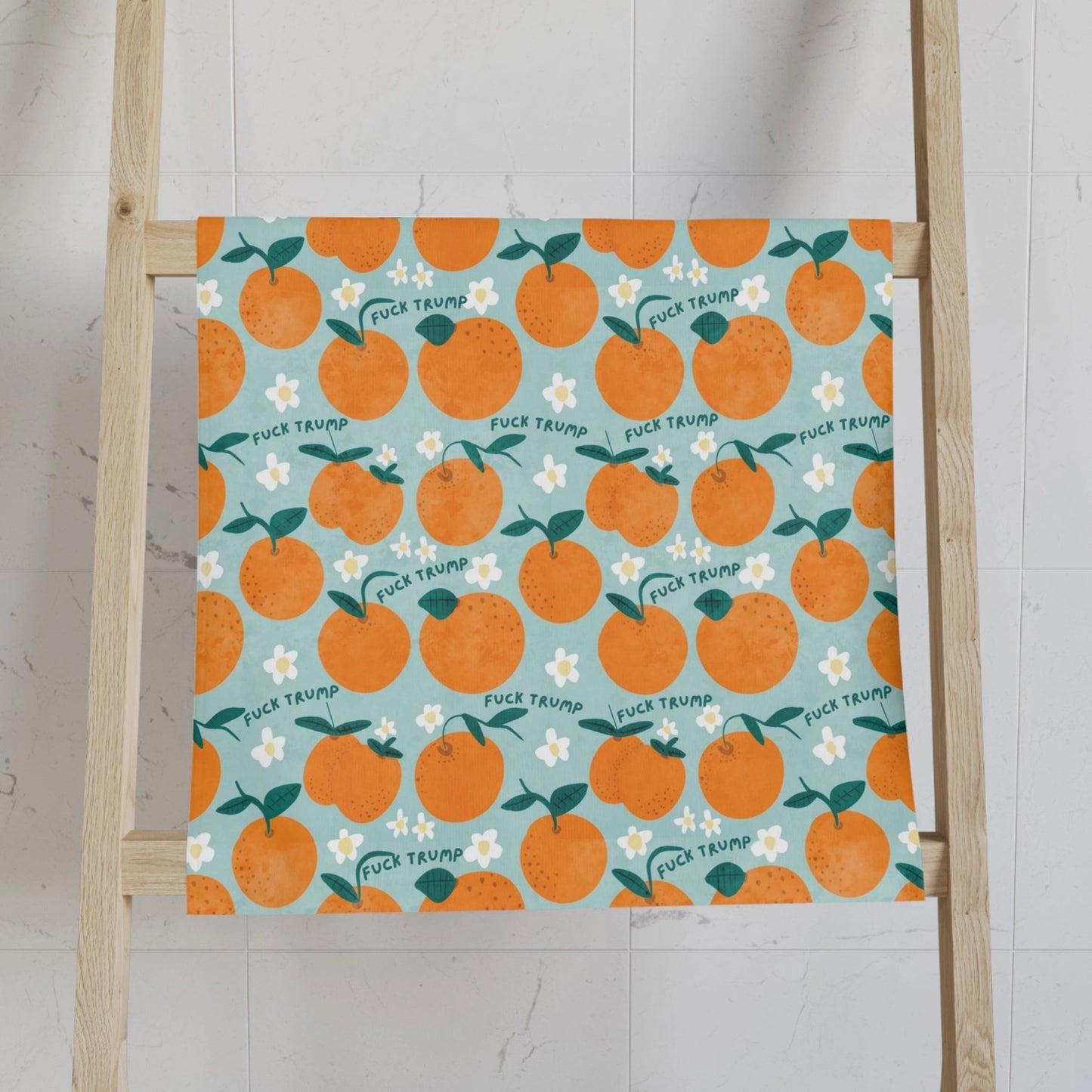 FDT Oranges Hand Towel [blue]