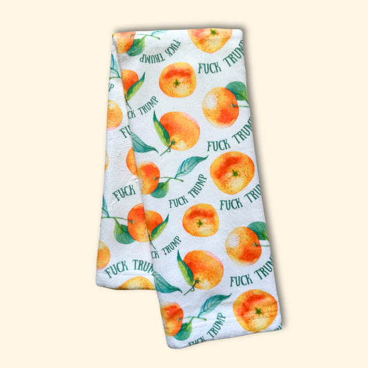 FDT Oranges Hand Towel [white]