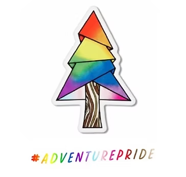 Adventurepride Stickers- by Mikah Meyers