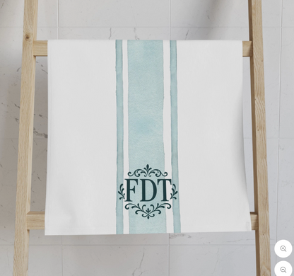 FDT Monogramed Hand Towel