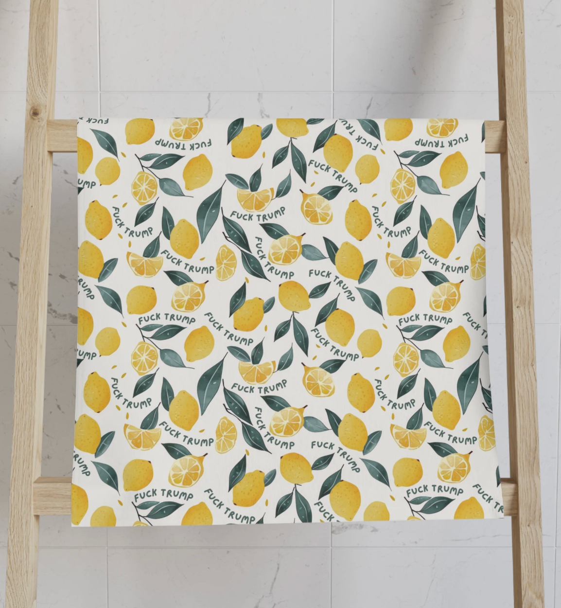 FDT Lemon Hand Towel-white