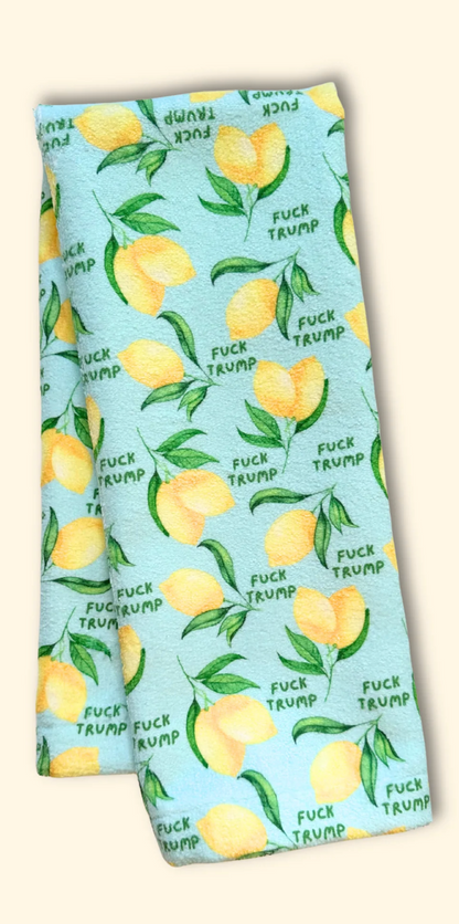 FDT Lemon Hand Towel-mint
