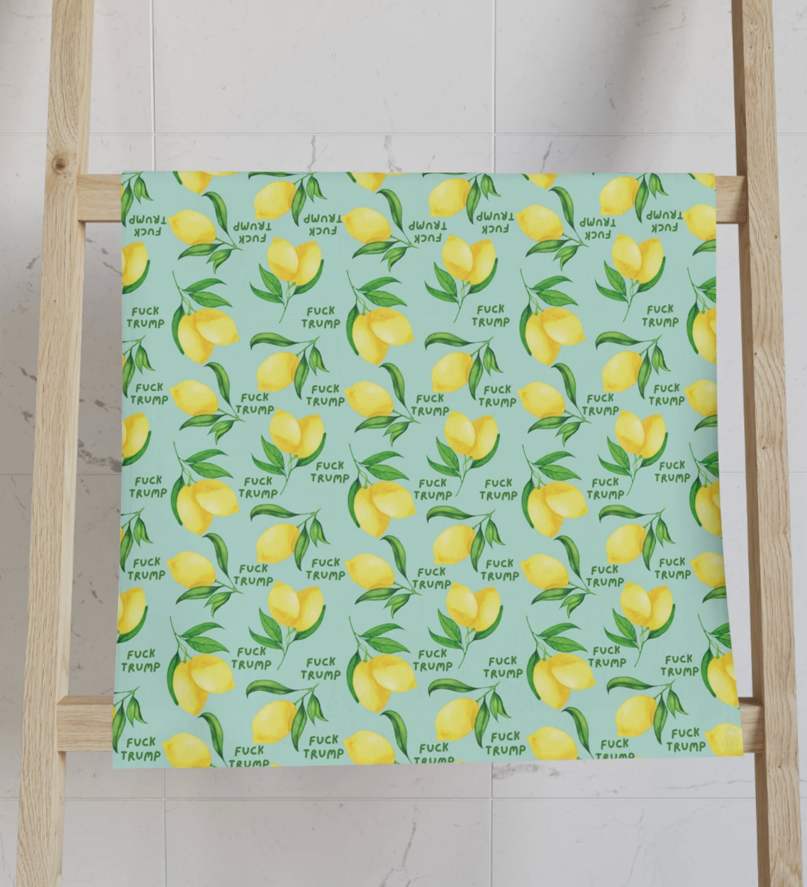 FDT Lemon Hand Towel-mint