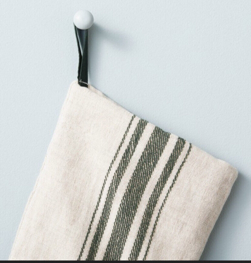 Stocking- Red w/Poms Lg Flecks