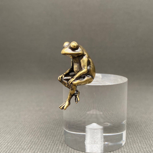 Brass Frog Crafts Decoration Desktop Ornaments
