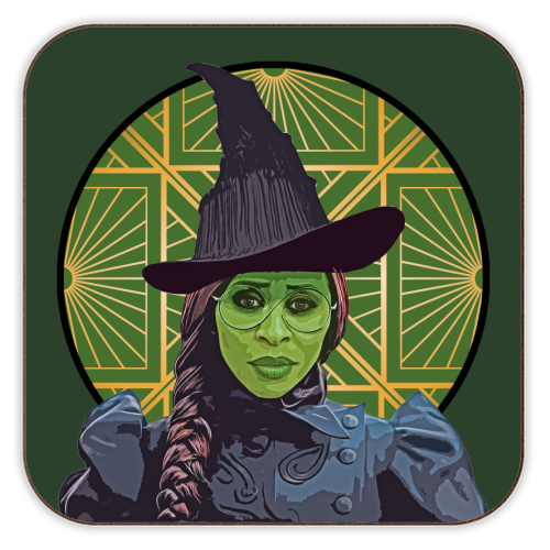 Elphaba - Art Deco Coaster