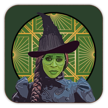 Elphaba - Art Deco Coaster