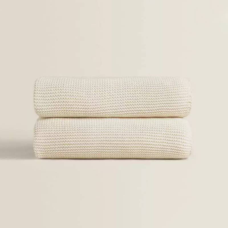Soft & Cozy Knit Cotton Throw Blanket