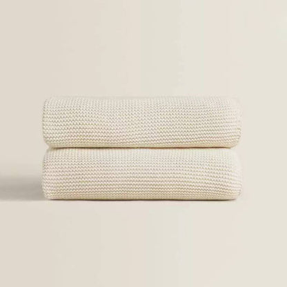 Soft & Cozy Knit Cotton Throw Blanket