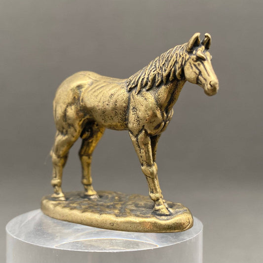 Horse Brass Crafts Decoration Desktop Ornaments