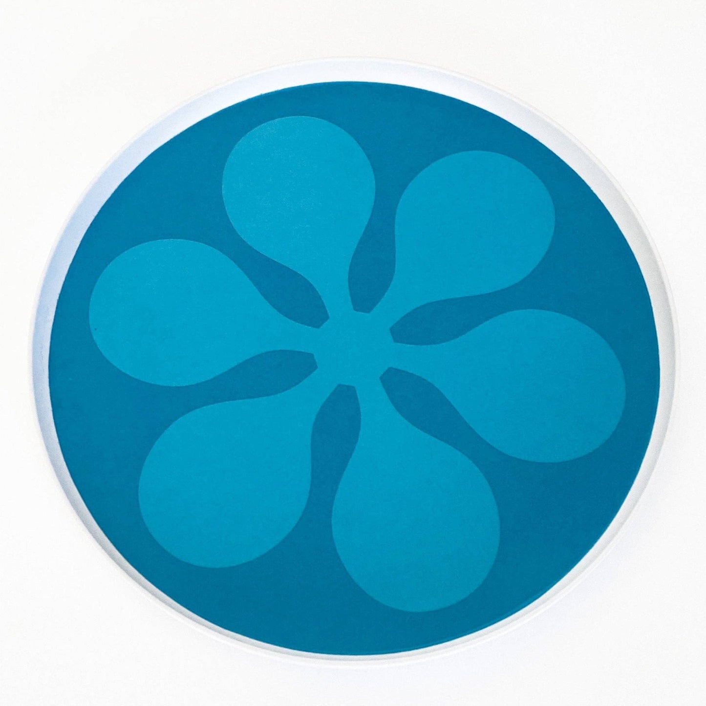 Modfest Melamine Dinner Plates (Set of 4) - Blue