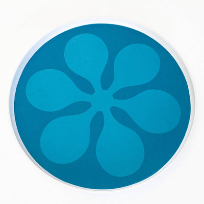 Modfest Melamine Dinner Plates (Set of 4) - Blue