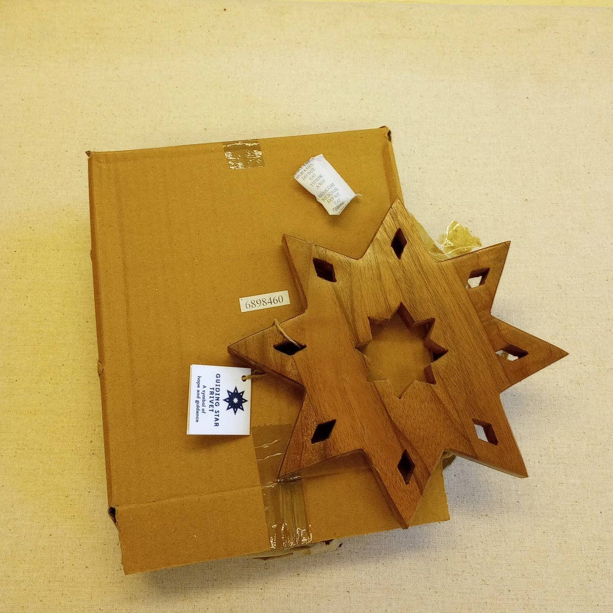 Guiding Star Tun Wood Trivet *