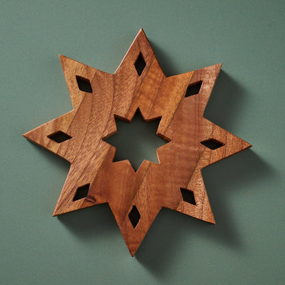 Guiding Star Tun Wood Trivet *