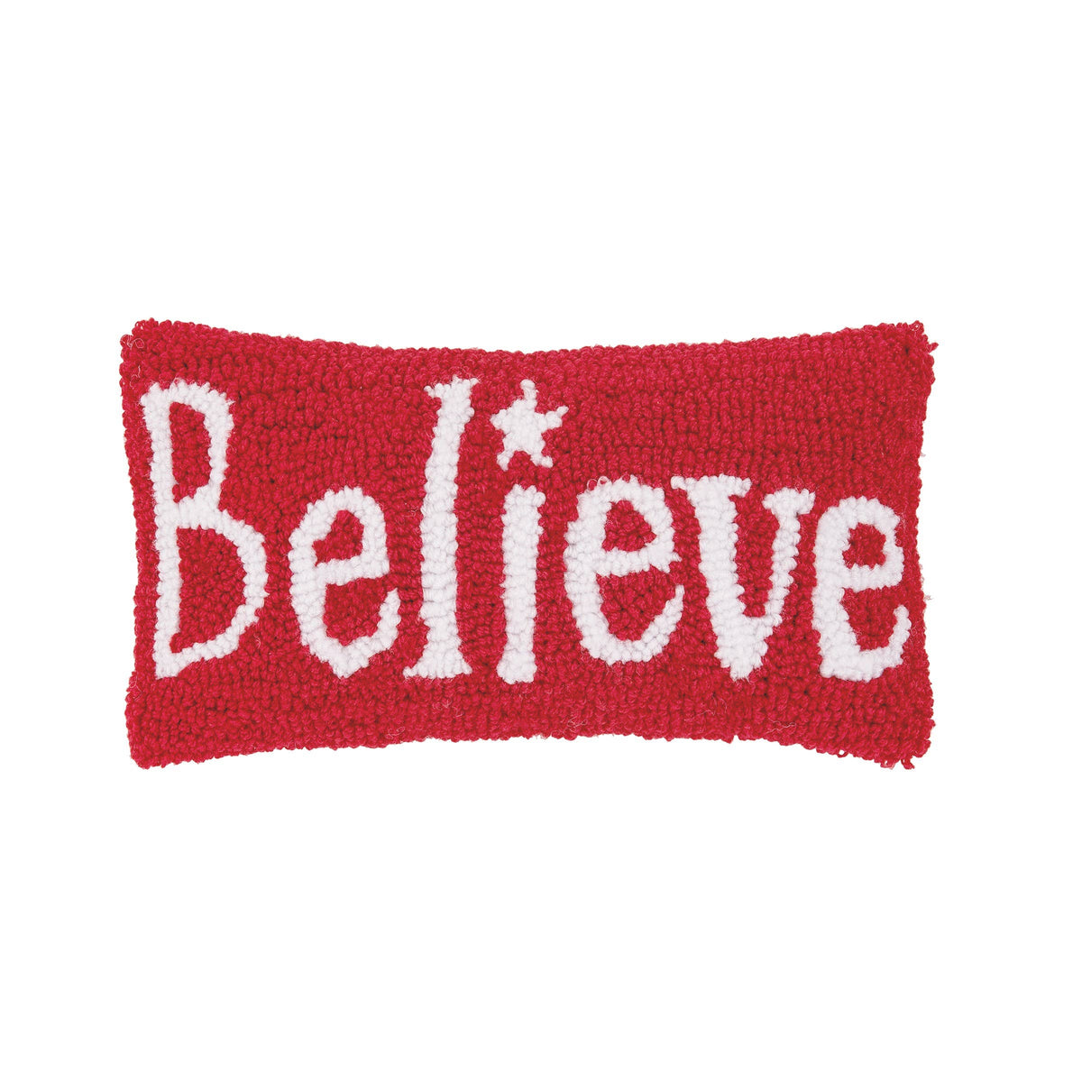 Christmas Believe Star Throw Pillow