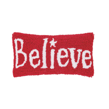 Christmas Believe Star Throw Pillow