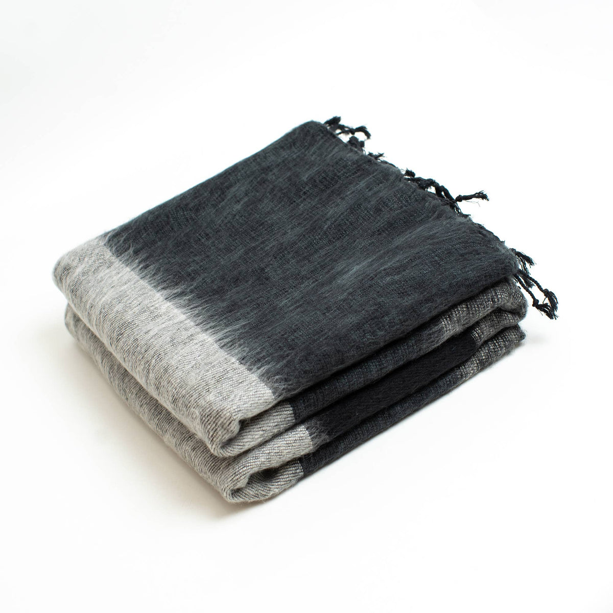 Extra Soft Yak Wool Blanket  46"x96" Handmade