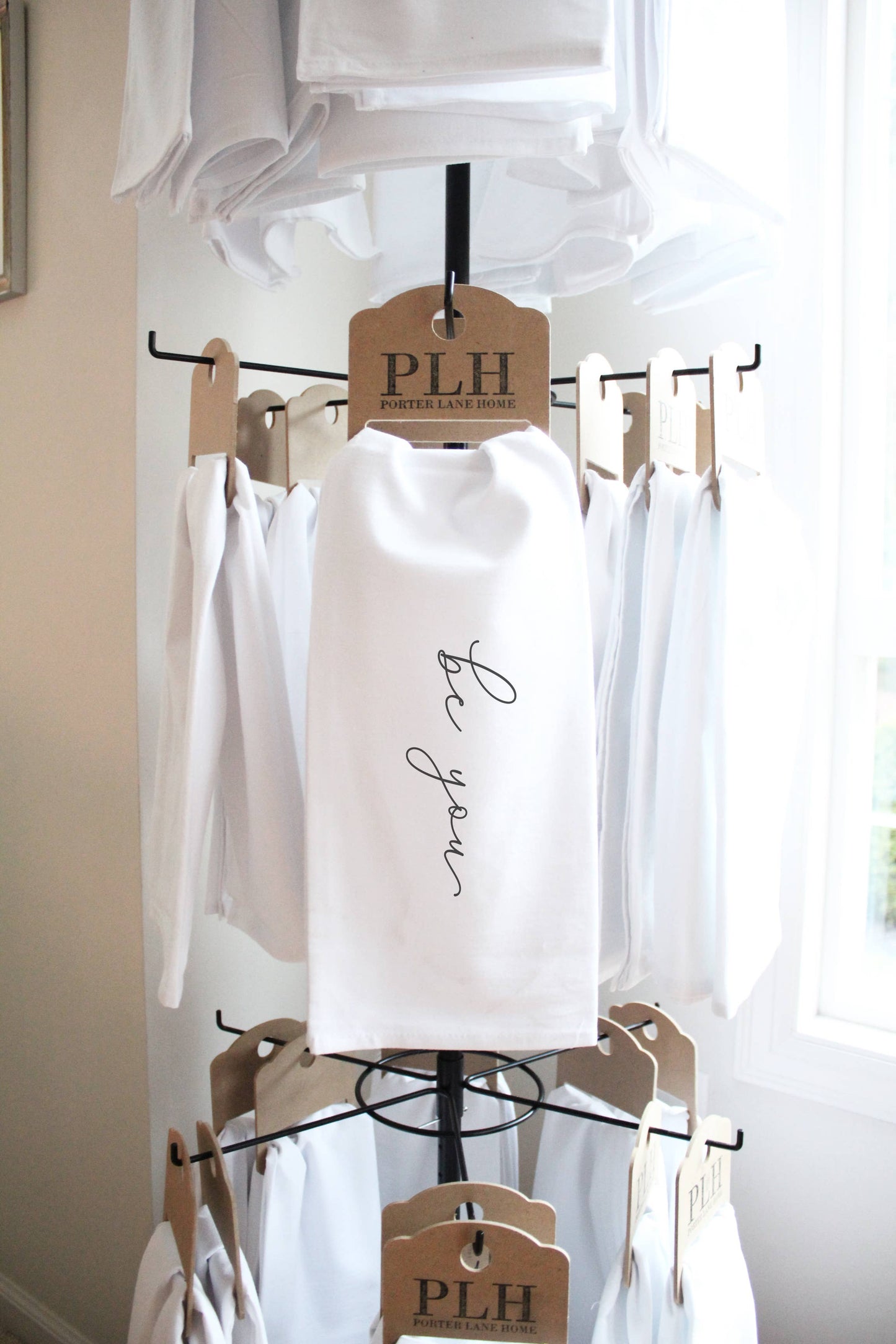 Tea Towel Display Rack