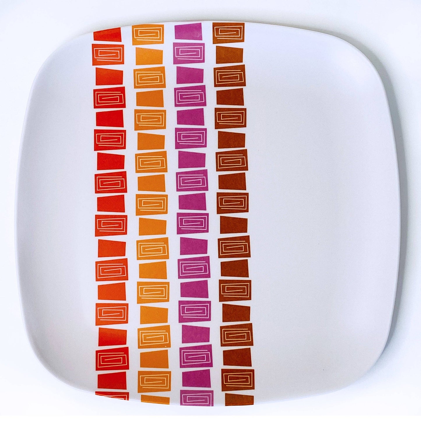 Tiki Bamboo Dinner Plates - Set of 4