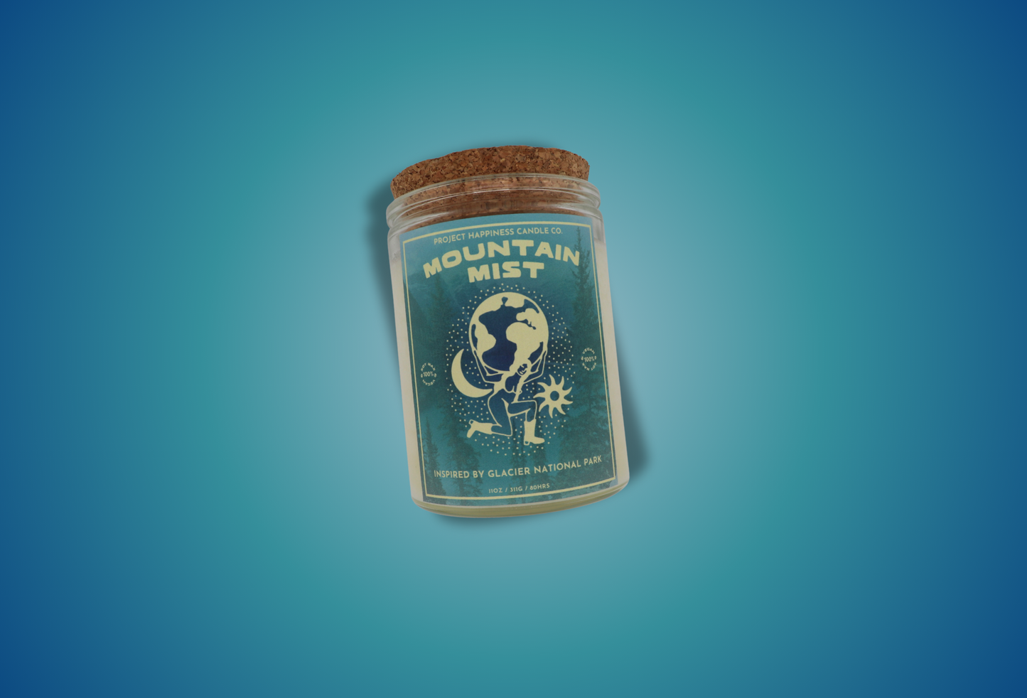 Mountain Mist Soy Candle - Glacier National Park 11oz