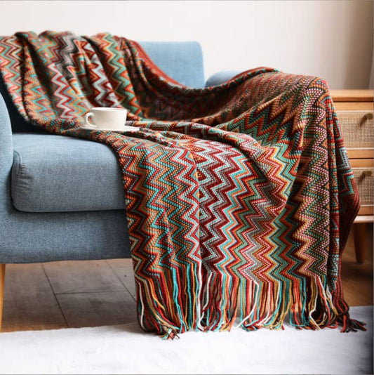 Bohemia Soft Cozy Knit Throw