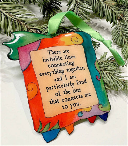 Heart Lines Ornament