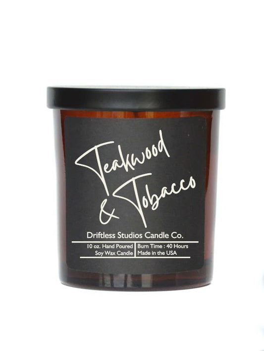 Teakwood & Tobacco Premium Soy Candle