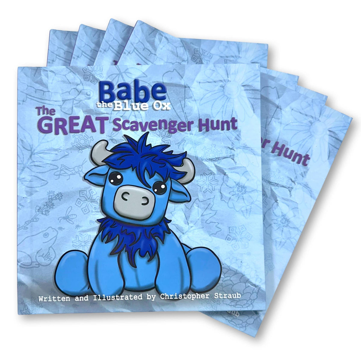 Babe The Blue Ox: The Great Scavenger Hunt Hardcover Book