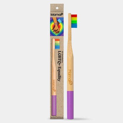 Purple LGBTQ Equality Bamboo Toothbrush