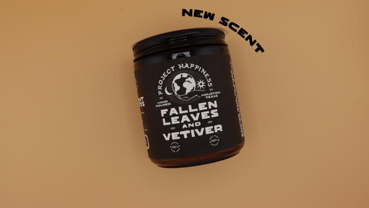 Fallen Leaves and Vetiver Soy Candle - 8oz | Fall Scent