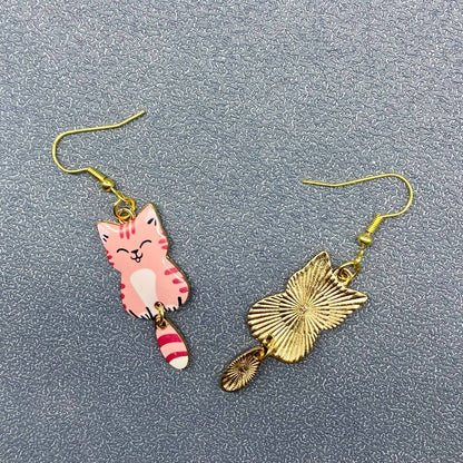 Cat Dangle Earrings