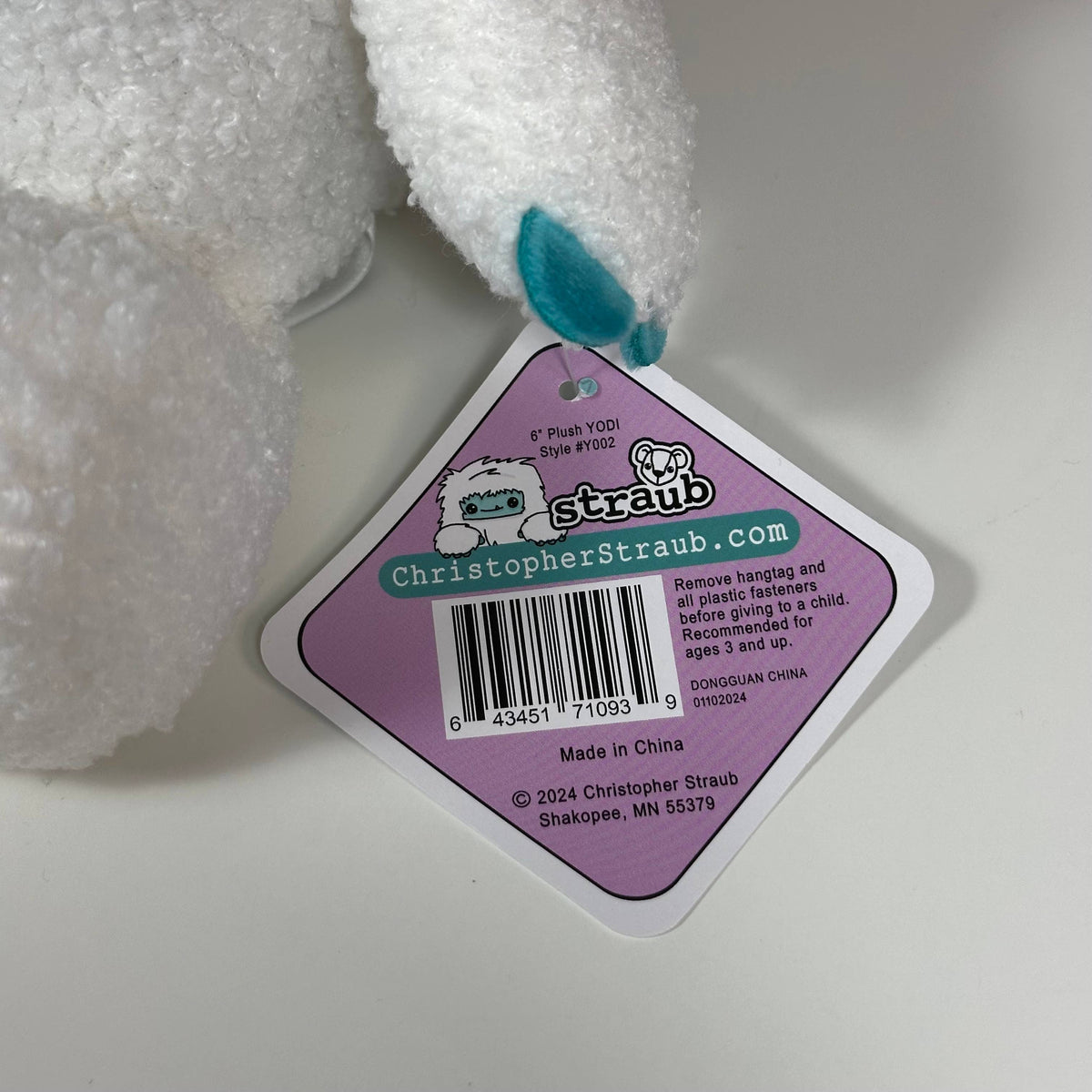 THE UNabominable YODI 6" Plush Toy
