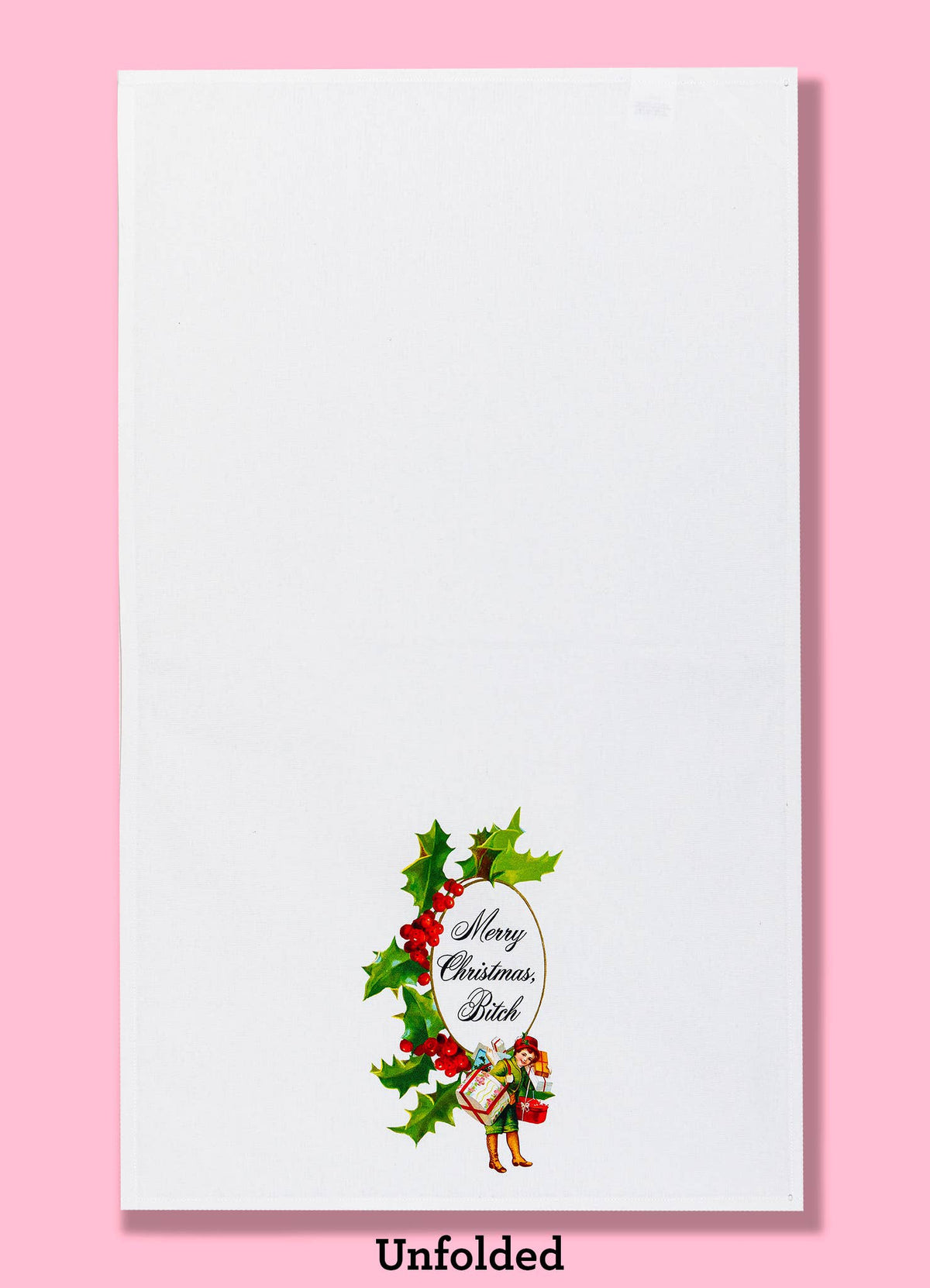 Merry Christmas Bitch Tea Towel Four Pack | Dishtowel