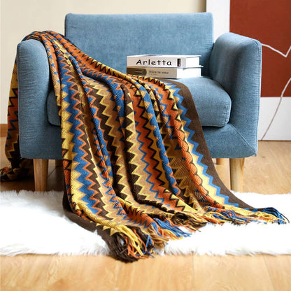Bohemia Soft Cozy Knit Throw