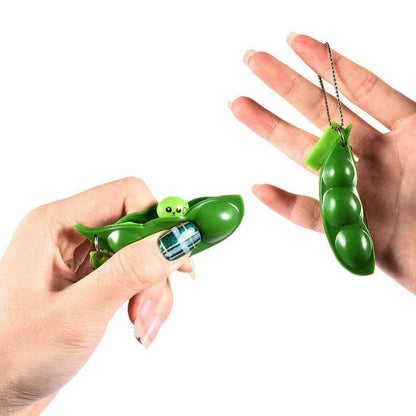 Peas Stress Relief Keychain