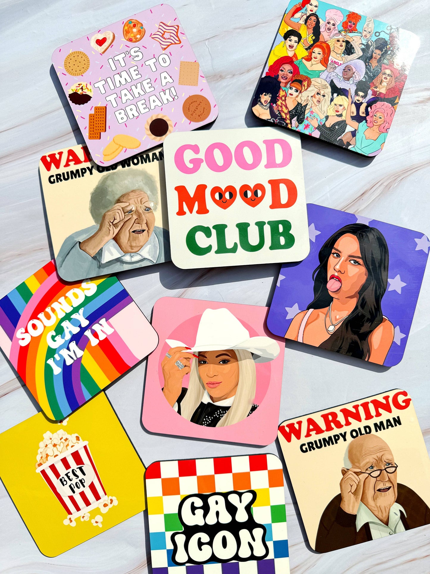 Coasters 'Icons Only - Ru Paul's Drag Ra