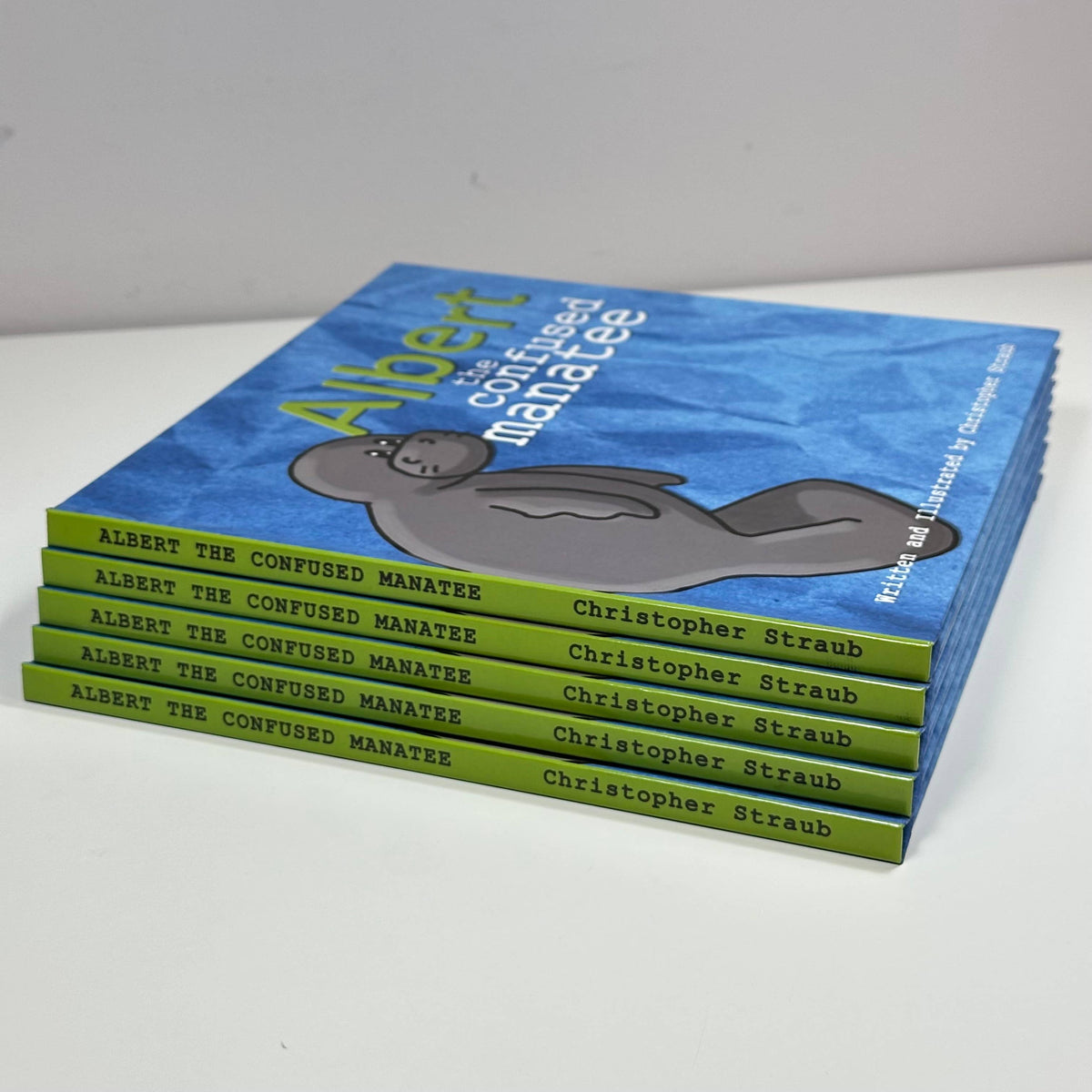 ALBERT THE CONFUSED MANATEE Hardcover Storybook