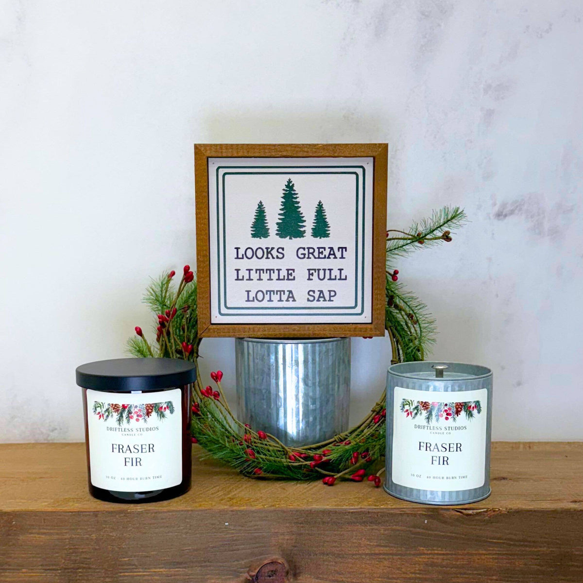 Fraser Fir Candles Christmas Tree Scent - Holiday Decor