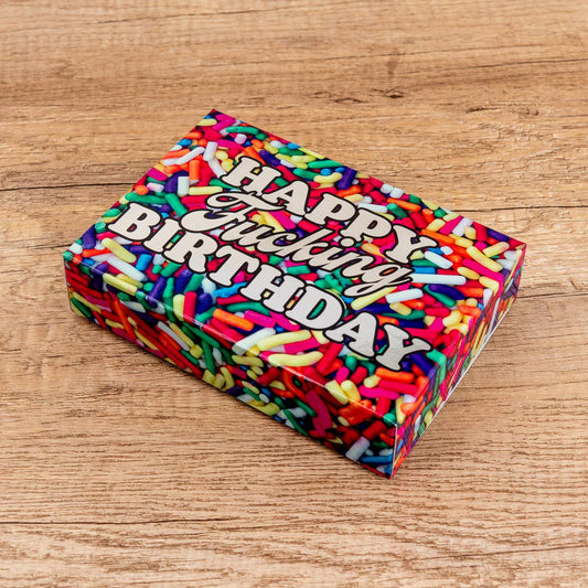 Happy Fucking Birthday Tea Towel Gift Box