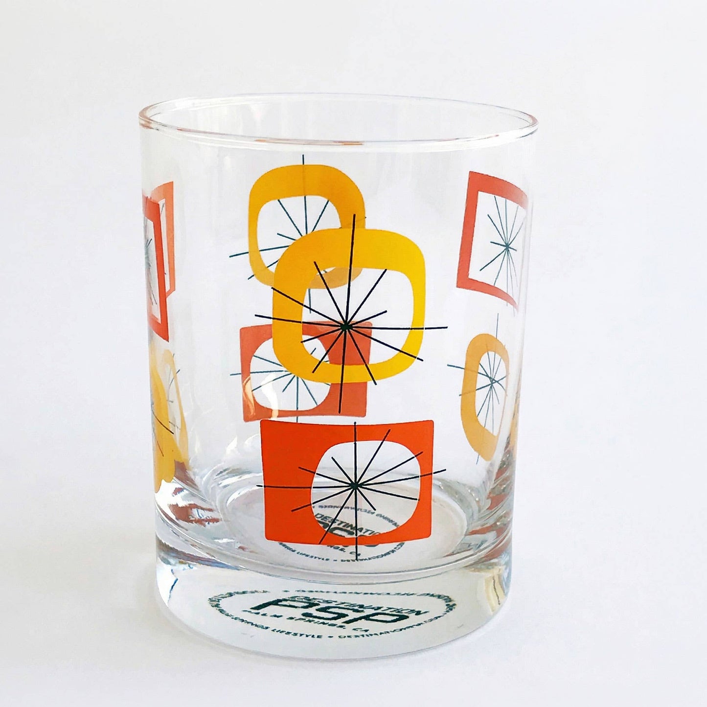 Atomic Old Fashioned Cocktail Glass - Set of 4