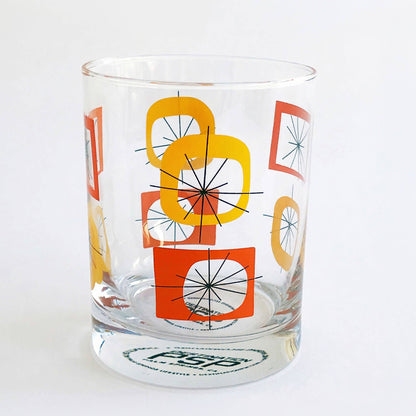 Atomic Old Fashioned Cocktail Glass - Set of 4