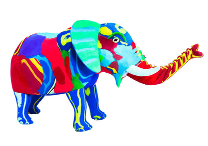 Kenyan Heritage Elephant Flip Flop Sculpture- colours vary