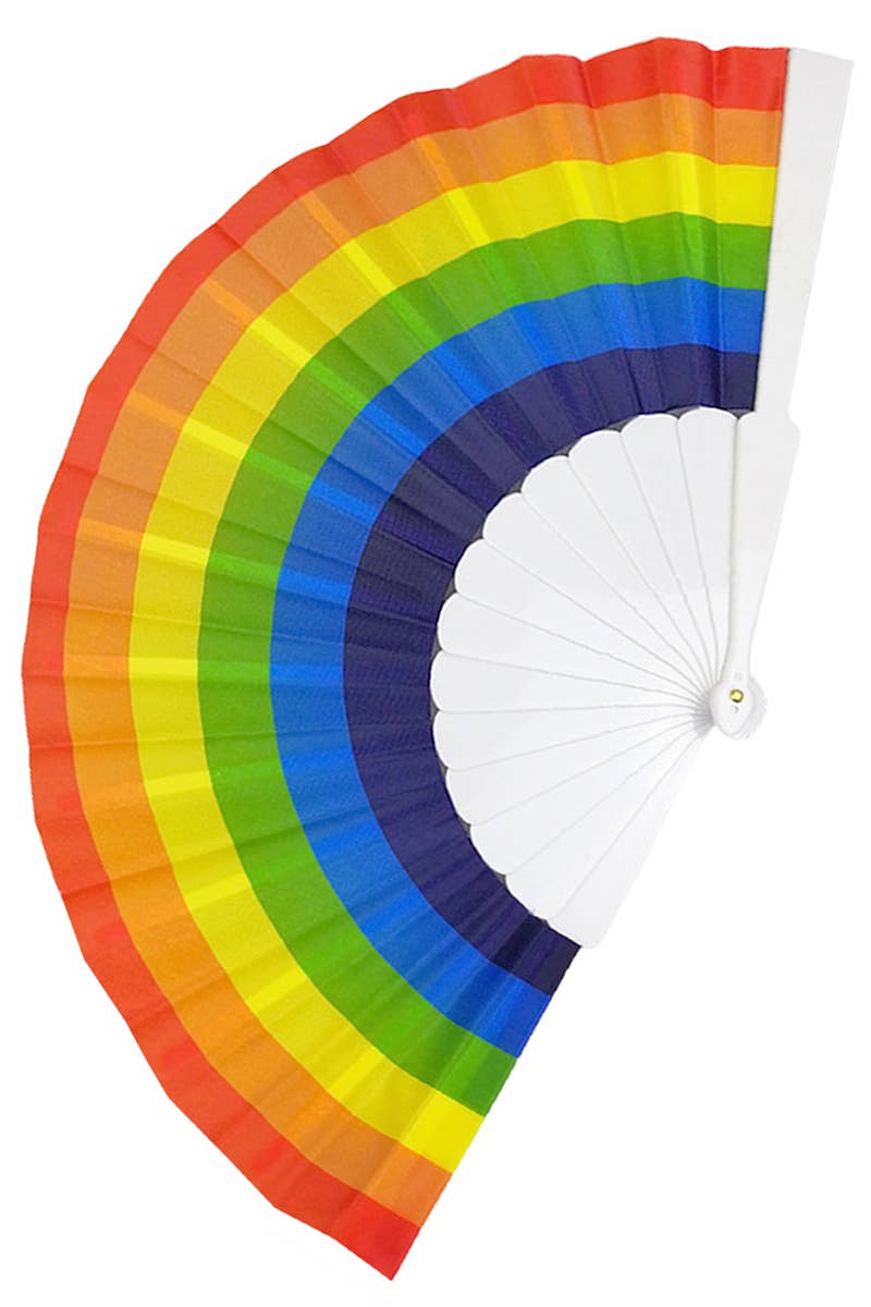 Rainbow Folding Fan