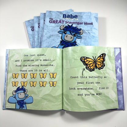 Babe The Blue Ox: The Great Scavenger Hunt Hardcover Book