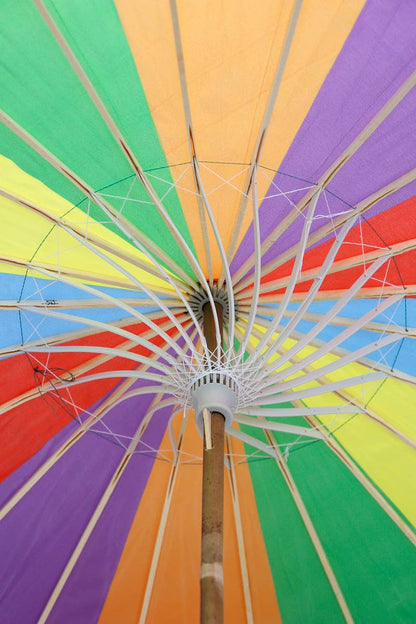 Rainbow Sunshade Oilpaper Umbrella 32"