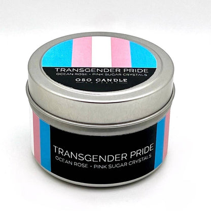 Pansexual Pride Flag Candle Tin - 3 oz Scented Candle Tin